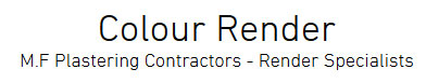 M.F Plastering Contractors - Colour Render Specialists